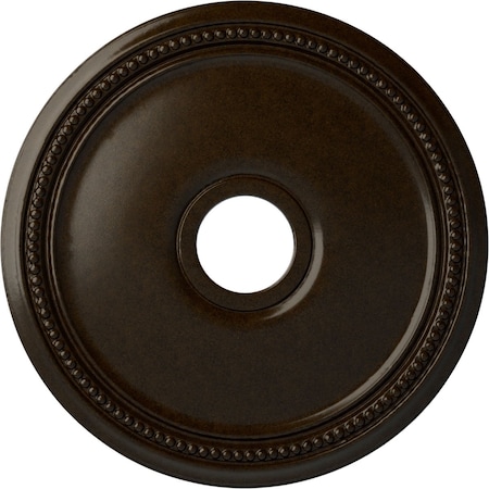 Diane Ceiling Medallion (Fits Canopies Up To 5 3/8), Hnd-Painted Bronze, 18OD X 3 5/8ID X 1 1/8P